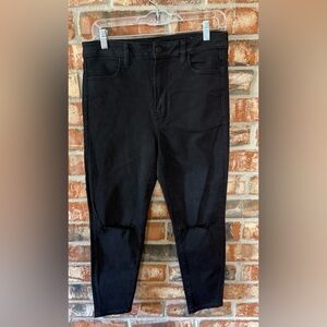 American Eagle Outfitters Women’s Supet Hi-Rise jegging Black  Jeans